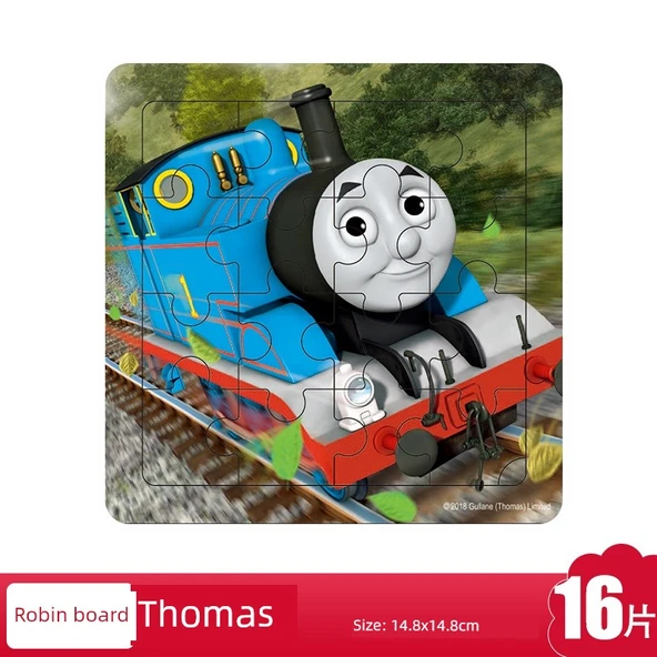 Ahşap Çerçeveli Puzzle 16 Parça - Thomas