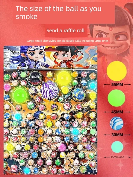 Nezha Dragon Ball Sürpriz Kutu - Bir Alana Bir Bedava 40 Delikli Müzikli +110 Delikli Müzikli - 3