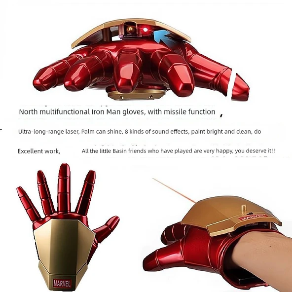 Iron Man Eldiveni - Kısa Sol El