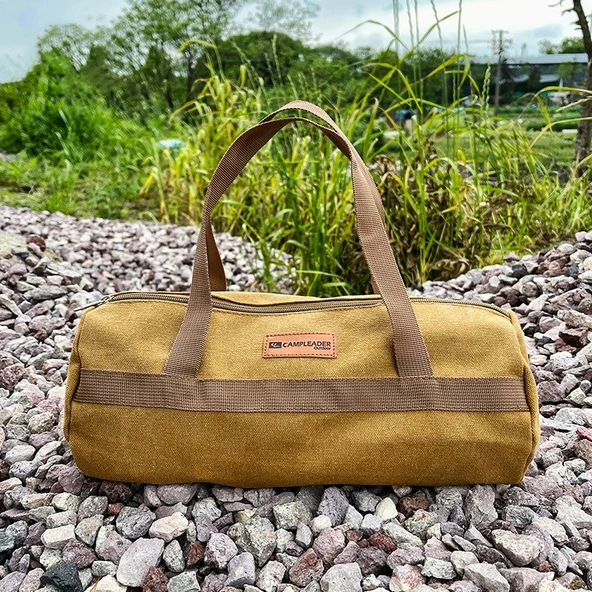 Kamp Çadırı Kurulum Kanvas Çantası - Bağlama Cebi 30cm - 5