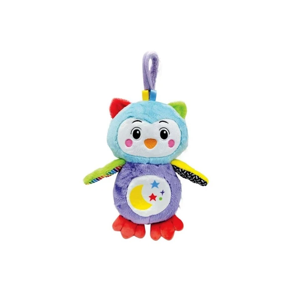 Nessiworld 17801 Baby Clementoni - Işıklı Pelüş Baykuş - 1