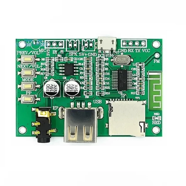 Bluetooth 5.0 Amfi Modül Kt-1025 Bt-201 - Resim 4