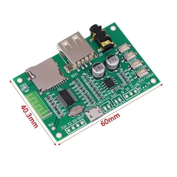 Bluetooth 5.0 Amfi Modül Kt-1025 Bt-201 - Resim 7