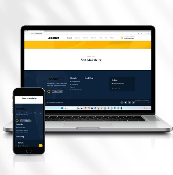 Nakliyat, Kargo ve Genel Hizmet Şirketleri Için Kurumsal Web Sitesi Kod: 12.sitenizin.com - 3