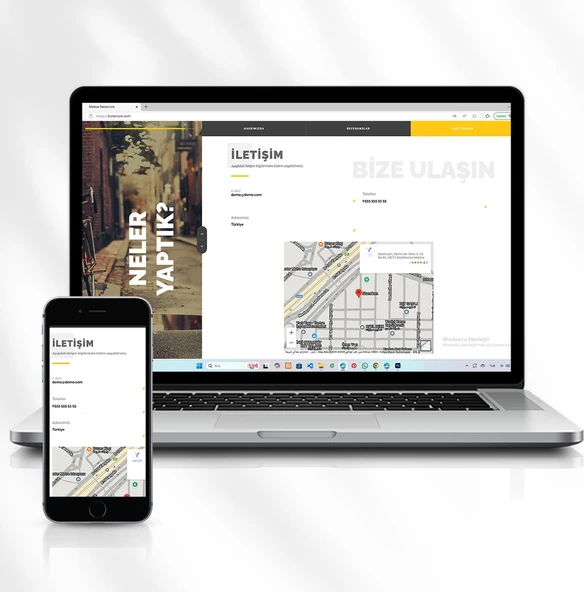 Matbaa, Reklam ve Grafik Tasarım Ofisleri Için Hazır Tanıtım Web Sitesi Kod: 4.sitenizin.com - 2