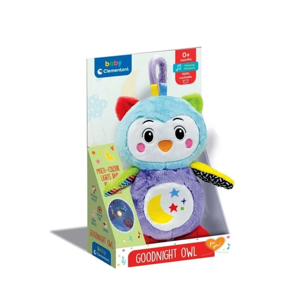 Nessiworld 17801 Baby Clementoni - Işıklı Pelüş Baykuş - 2