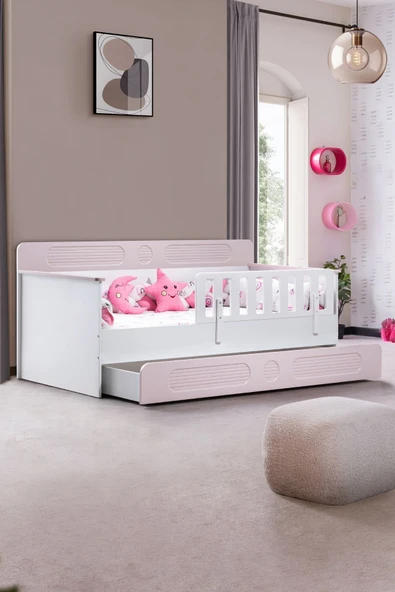 Yavrulu Karyola, Flora Yavrulu Montessori Karyola - Pembe
