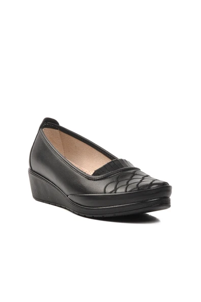 Aspor Siyah Kadın Günlük Ayakkabı - Resim 3