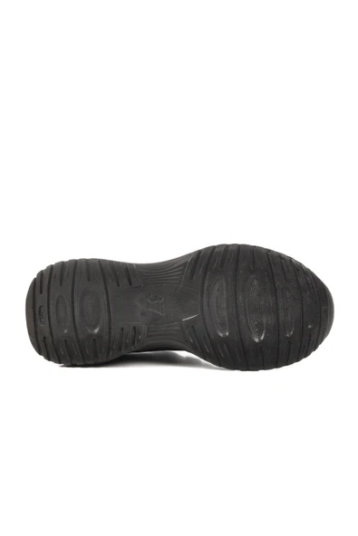 Aspor Siyah Simli Kadın Spor Ayakkabı - 5