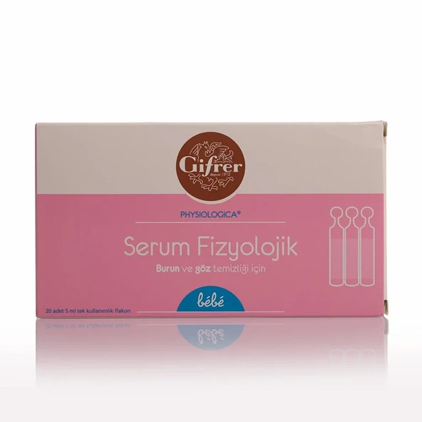 Gifrer Physiologica 5 ml 20'li Flakon Serum Fizyolojik