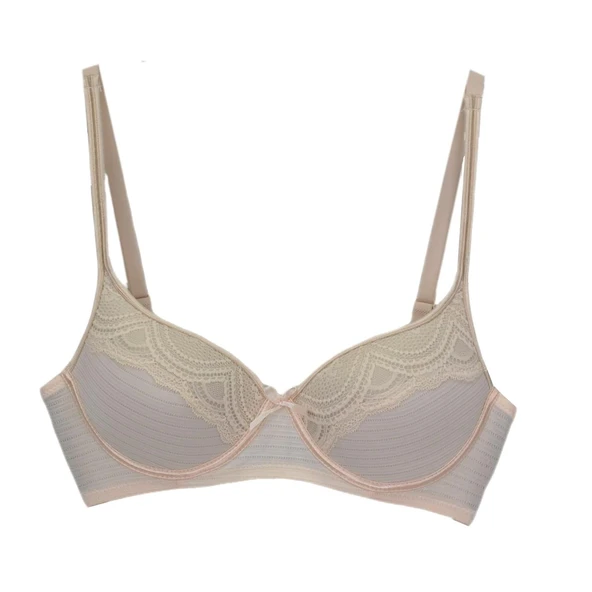 Kadın Silikonlu Toparlayıcı Telli Sütyen C Cup BGL-ST04498 - Resim 3
