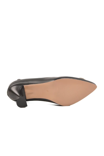 Pierre Cardin Siyah İnce Topuklu Abiye Ayakkabı - 5