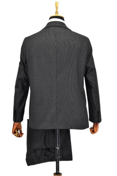 Erkek 4 Drop Çift Yırtmaçlı Takım Elbise BGL-ST04565 - Resim 11