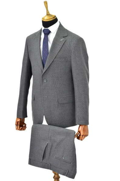 Erkek 4 Drop Çift Yırtmaçlı Takım Elbise BGL-ST04565 - Resim 7