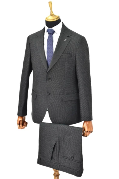 Erkek 4 Drop Çift Yırtmaçlı Takım Elbise BGL-ST04565 - Resim 5