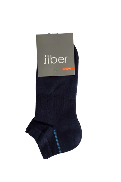 Jiber Erkek Modal Patik Likralı Çorap 6104/6106 - 6 Adet  Lacivert 40-44 - 2