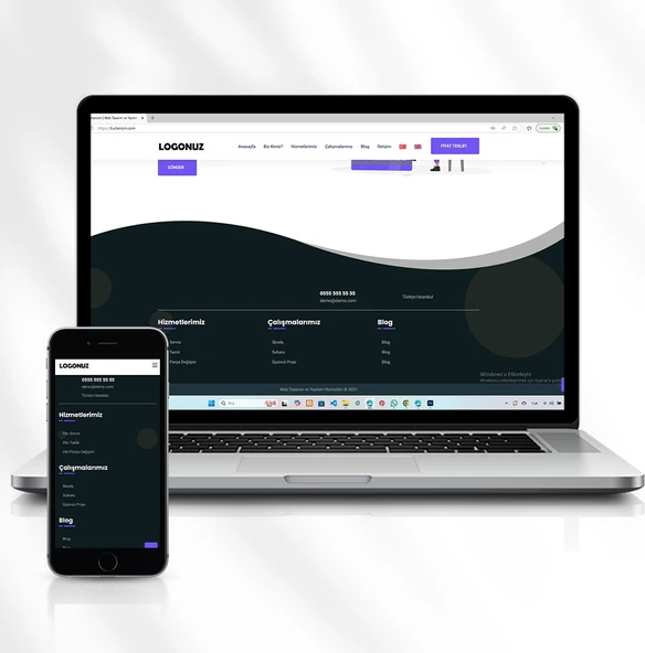 Araç Kiralama ve Ulaşım Hizmetleri Için Çok Dilli Web Sitesi Kod: 6.sitenizin.com - 4