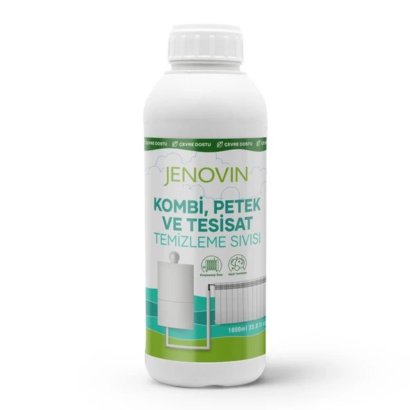 Jenovin Kombi ve Petek Tesisat Temizleme Solüsyonu 1 L Isıtma Sistemi Bakım Ürünleri