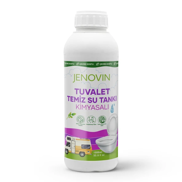 Jenovin Karavan Tekne Yat Temiz Su Tankı Ve Kasetli Tuvalet Kimyasalı 1 L  Koku Ve Kireç Giderici