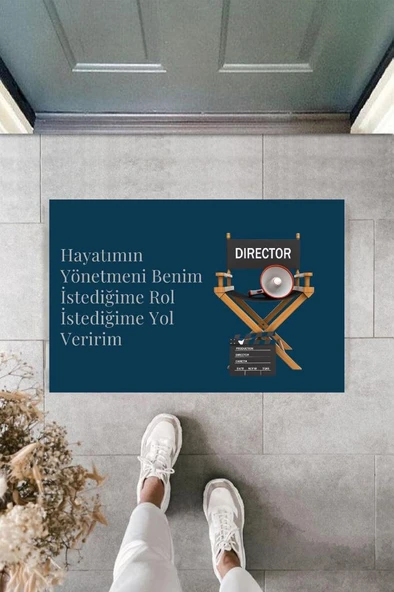 Dijital Baskı Kişiye Özel İç Kapı Dekorasyon Paspas  PS11207 - Resim 3