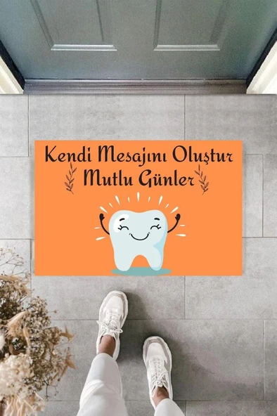 Dijital Baskı Kişiye Özel İç Kapı Dekorasyon Paspas  PS11289 - 3