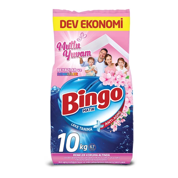 Bingo Matik Konsantre Toz deterjan 10kg Mutlu Yuvam - 2