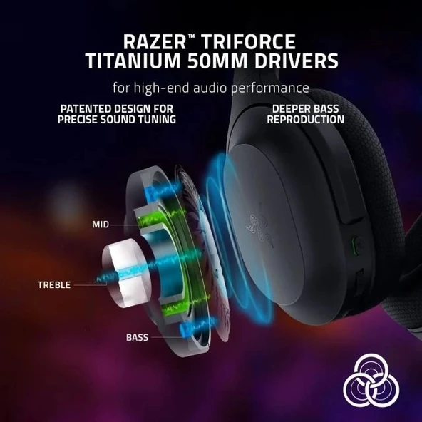 Razer Barracuda Kablosuz Oyun Kulaklığı - 4
