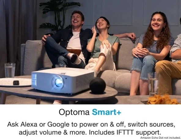 Optoma UHD55 4K Ultra HD DLP Ev Sineması ve Oyun Projektörü - 8