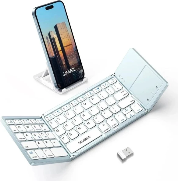 Samsers Touchpadli Katlanabilir Bluetooth Klavye