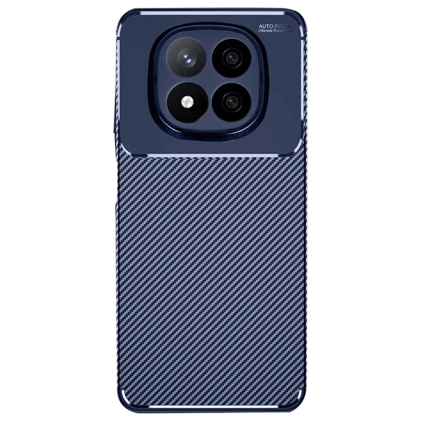 Gpack Xiaomi Redmi Note 14 Pro 4G uyumlu Kılıf Negro Karbon Görünümlü Silikon - Resim 4