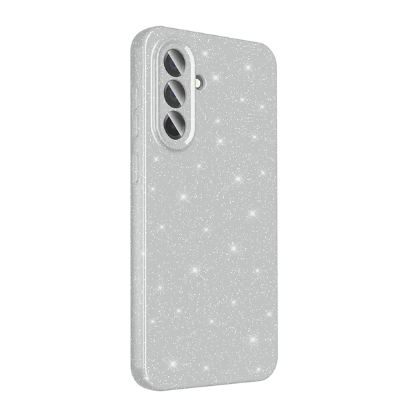 Gpack Samsung Galaxy A36 uyumlu Kılıf Koton Simli Silikon Arka Kapak Kamera Korumalı - Resim 4