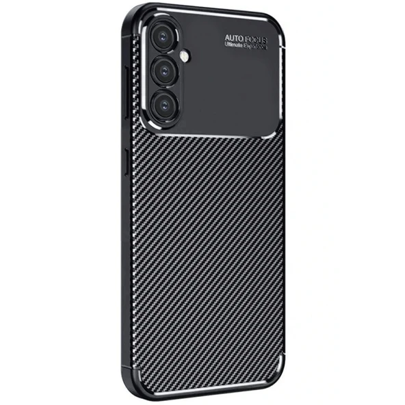 Gpack Samsung Galaxy A56 uyumlu Kılıf Negro Karbon Görünümlü Silikon ürün görseli