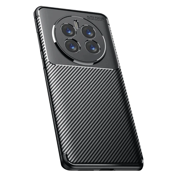 Gpack Realme 12 Pro uyumlu Kılıf Negro Karbon Görünümlü Silikon ürün görseli