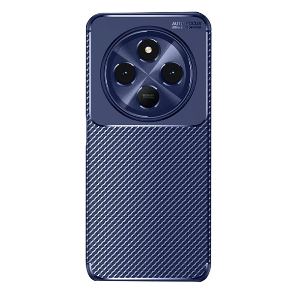 Gpack Xiaomi Redmi 14C 4G uyumlu Kılıf Negro Karbon Görünümlü Silikon - 2