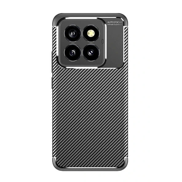 Gpack Xiaomi 14T uyumlu Kılıf Negro Karbon Görünümlü Silikon ürün görseli