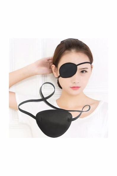 CRK Göz Kapama Bandı – 3 Adet - Tek Göz Korsan Bandı – Göz Bandajı – Göz Tembelliği Bandı – Göz Pedi ürün görseli