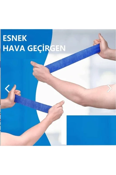 DEDEKS Kendine Yapışan Bandaj Mavi 5 Cm X 4,5 M Koban Bandaj - 2