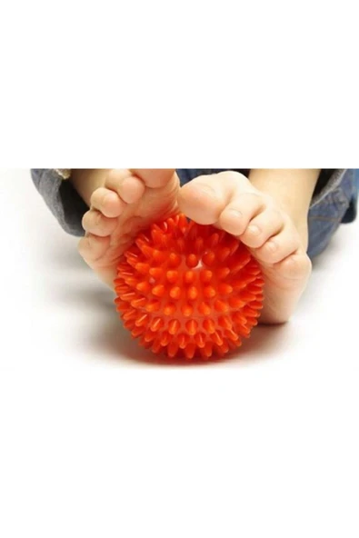 MEFKURE STORE 3.5 Cm Dikenli Egzersiz Topu El Ayak Topuk Dikeni Masaj Duyu Topu - Resim 3