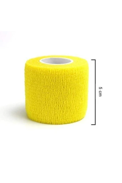 İRON MEDİCAL Sarı Kendinden Yapışkanlı Bandaj Koban 5cmx4.5m - Resim 2