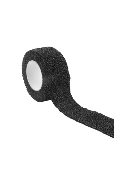 DEDEKS 2.5 Cm Siyah Elastik Kendinden Yapışkanlı Koban Bandaj - Resim 2