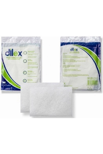 DİLEX Köpüklü Hasta Temizlik Lifi Temizleme Süngeri 20li 6 Paket