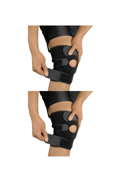 KOZMED 2 Adet Kısa Patella Destekli Dizlik Ayarlanabilir Bedensiz 2 Adet ürün görseli