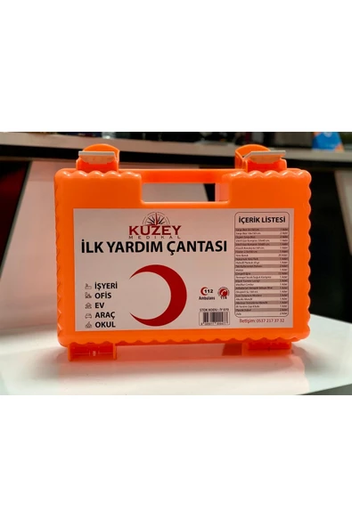 KUZEY MEDİKAL Ilk Yardım Çantası Ecza Dolabı ürün görseli