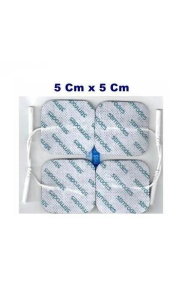 STIMRODES Tens Pedi Stimrodes Kablolu Tens Pedi Tens Elektrodu 5*5 cm