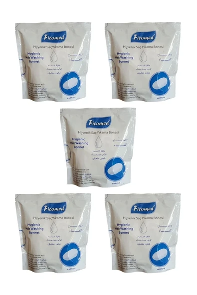 FİCOMED Saç Yıkama Bonesi - Şampuanlı Bone ürün görseli