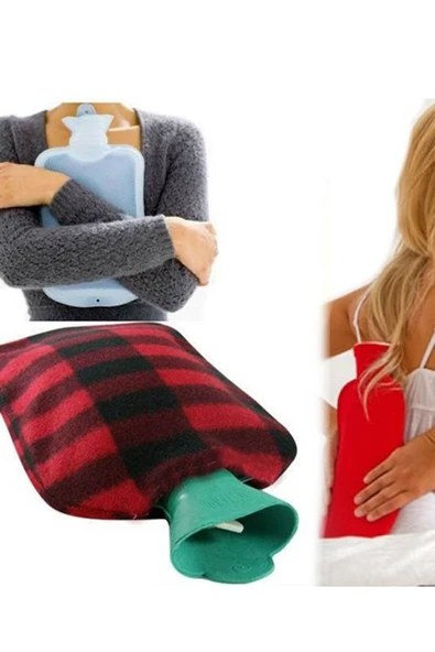 HAYATINIZI KOLAYLAŞTIRIN Polar Kılıflı Termofor Sıcak Su Torbası 0.5 lt YMB.00409.00-1 ürün görseli