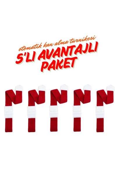 RABIR Otomatik Kan Alma Turnikesi 5li Paket ( 5 Adet )