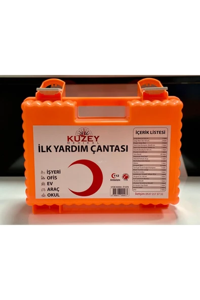 KUZEY MEDİKAL Ilk Yardım Çantası Ecza Dolabı - Resim 6