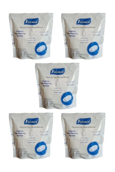 FİCOMED Saç Yıkama Bonesi - Şampuanlı Bone ürün görseli