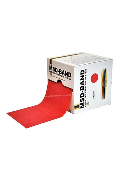 MOVES Theraband Egzersiz Bandı 1.5 Mt Kırmızı No 6(hafif) ürün görseli